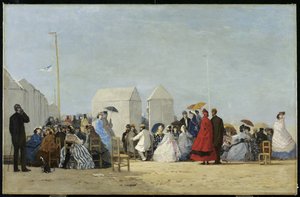 Spiaggia vicino a Trouville, 1864