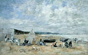 Scena di spiaggia da Eugene Louis Boudin