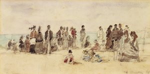 Scena di spiaggia
