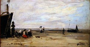 Scena di spiaggia da Eugene Louis Boudin
