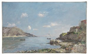 Beaulieu, La Baie des Fourmis, Effetto mattutino, 1892 da Eugene Louis Boudin