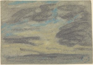 Nuvole sul Mare da Eugene Louis Boudin