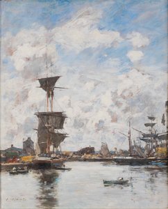 Deauville. Il Bacino, 1884 da Eugene Louis Boudin