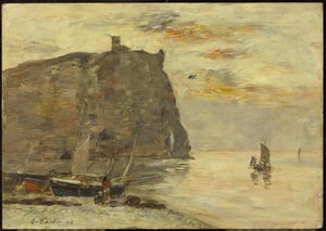 Falesie a Étretat, 1894 da Eugene Louis Boudin