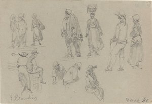 Figure provinciali da Eugene Louis Boudin