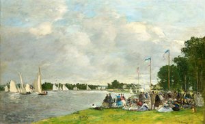 Regate ad Argenteuil, 1866 da Eugene Louis Boudin