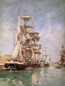 Barche a vela da Eugene Louis Boudin