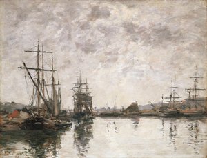 Il bacino a Deauville da Eugene Louis Boudin