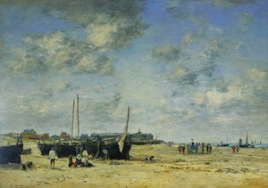La spiaggia di Berck, 1878 da Eugene Louis Boudin