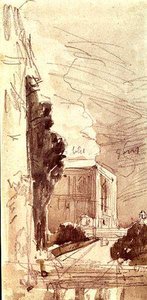 La terrazza di un castello
