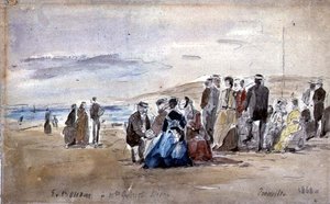 Trouville da Eugene Louis Boudin