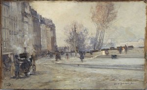 Quai des Grands Augustins da Eugene Louis Gillot