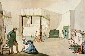Una Camera in una Locanda, 1830, 1943 da Eugene Louis Lami