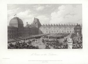 Una rassegna alle Tuileries da Eugene Louis Lami