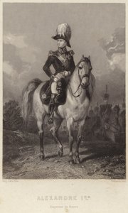 Alessandro I di Russia da Eugene Louis Lami