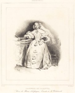 Costume di Paquita nella Regina di Spagna da Eugene Louis Lami