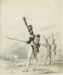 Fanteria della Jeune Garde nel 1812 da Eugene Louis Lami