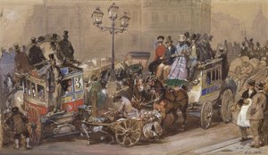 Ludgate Circus da Eugene Louis Lami