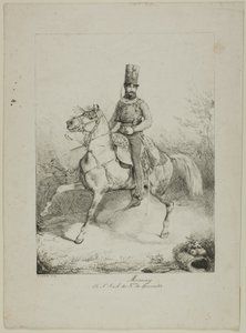 Moncey, Ex-colonnello del 3º Reggimento Ussari da Eugene Louis Lami