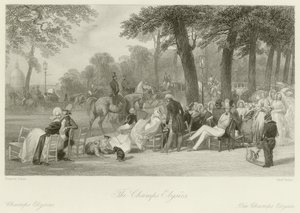 Gli Champs Elysees da Eugene Louis Lami