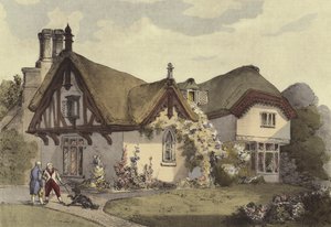 Un cottage da Eugene Louis after Lami