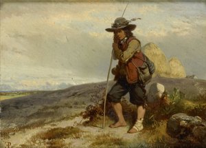 Un giovane pastore