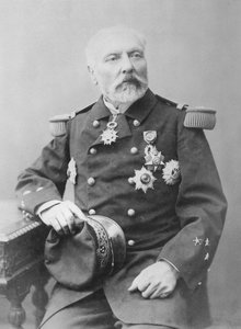 Ritratto di Hyacinthe Laurent Théophile Aube da Eugene Pirou