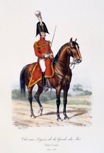 Chevau-Légers de la Garde du Roi, Petite Tenue da Eugene Titeux