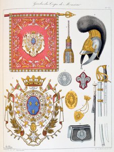 Gardes-du-Corps de Monsieur, Insegna da Eugene Titeux