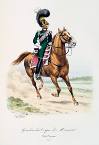 Gardes-du-Corps de Monsieur, Petite Tenue, 1815 da Eugene Titeux