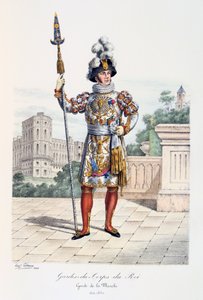 Gardes-du-Corps de Roi, Garde de la Manche, 1814-30