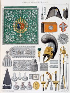 Gardes-du-Corps de Roi, Insegna da Eugene Titeux