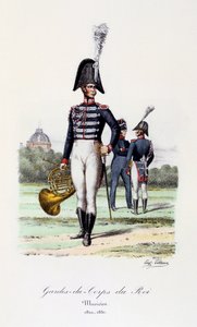 Gardes-du-Corps de Roi, Musicista, 1820-30 da Eugene Titeux