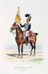 Gardes-du-Corps de Roi, Alfiere, 1820