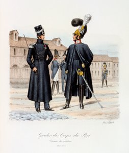 Gardes-du-Corps de Roi, tenuta di quartiere, 1820-30