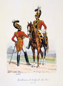 Gendarmi della Guardia del Re, 1814-15