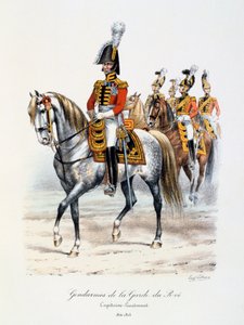 Gendarmi della Guardia del Re, Capitano-Luogotenente, 1814-15