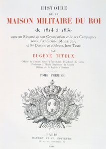 Pagina del titolo, 1814-1830 da Eugene Titeux