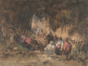 Arabi a riposo, 1817-70 da Eugenio Lucas Villamil