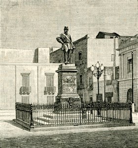 Monumento a Vittorio Emanuele II (1820-1878), di Eugenio Maccagnani (1852-1930), Lecce, Puglia, Italia da Eugenio Maccagnani