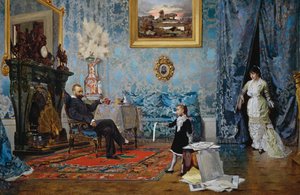 La famiglia Fabricci, ca 1880 da Eugenio Scomparini