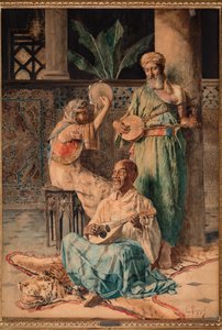 Tre musicisti orientali da Eugenio Zampighi