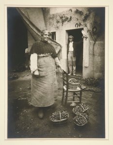 Donna di Verrières da Eugène Atget