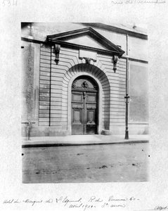 Hotel du Grand Veneur a Parigi, 60 rue de Turenne, 1901 da Eugène Atget