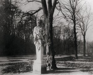 Statua, Jardin des Tuileries, Parigi da Eugène Atget