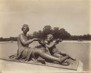 Versailles, angolo del parco da Eugène Atget