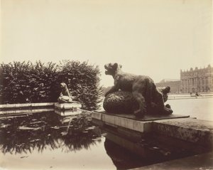 Versailles, Fontaine du Point du Jour, Tigre che abbatte un orso di Houzeau, 1903