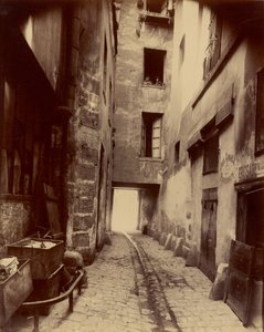 Vieille Cour, 22 rue Quincampoix da Eugène Atget