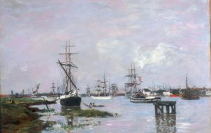 Anversa, il porto da Eugene Louis Boudin