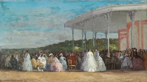 Concerto al Casinò di Deauville da Eugène Boudin
